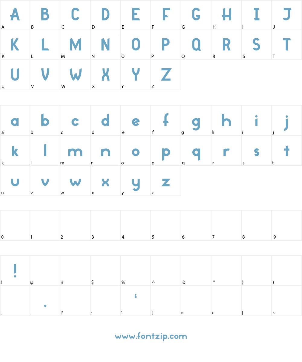 Rootle Font Character